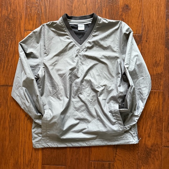 Vintage Nike Silver Label Windbreaker Pullover Golf V-Neck Medium - Picture 3 of 12